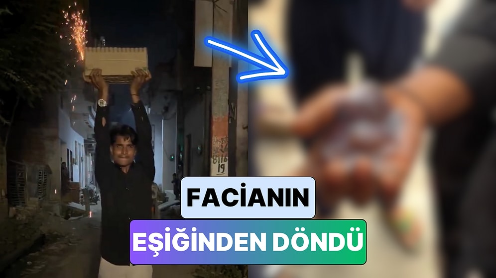 Pakistan'da Yeni Yıla Girerken Havai Fişekleri Elinde Tutmaya Karar Veren Genç Elinin Geldiği Hali Paylaştı