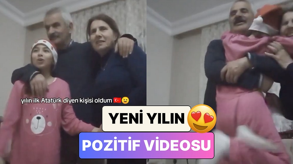 2026'nın İlk "Atatürk" Diyen Kişisi Olmak İsteyen Miniğin Heyecanı Ailesini de Şaşırttı