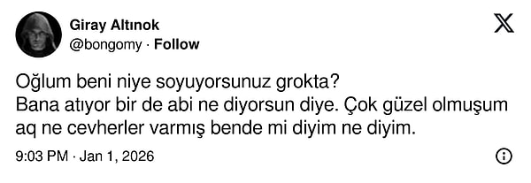 Oyuncu Giray Altınok bile durumdan şikayetçiydi.