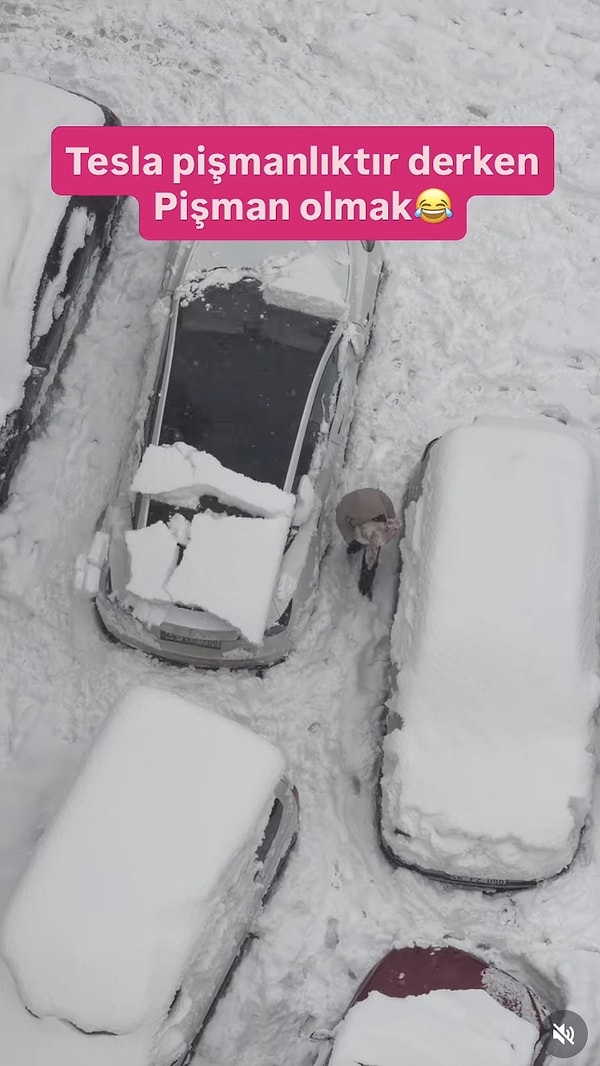 "Tesla pişmanlık arkadaşlar...Pardon, pişmanlık değilmiş."