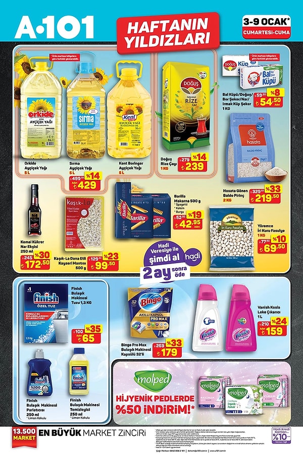 Orkide / Sırma / Kent Boringer Ayçiçek Yağı 5 Litre 429 TL