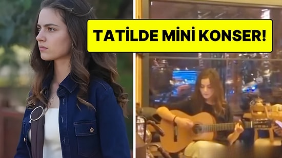 Taşacak Bu Deniz'in Eleni'si Ava Yaman, Rize Tatilinde Mini Konser Verdi
