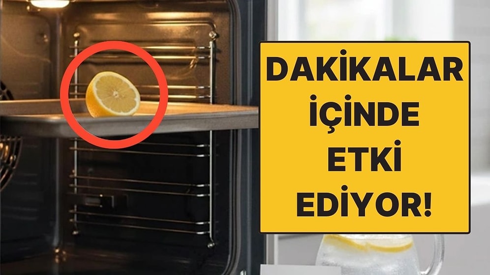 Soğuk Fırına Limon Dilimi Koyun! Dakikalar İçinde Etki Ediyor