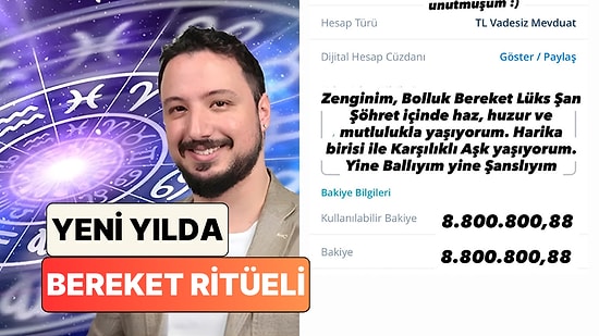 Yeni Yılda Paraya Para Demek İstemeyenler Toplanın: Astrolog Can Aydoğmuş'dan Bereket Ritüeli