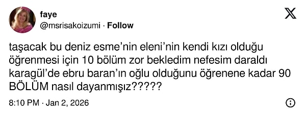 X kullanıcısı da şaşkınlığını bu şekilde dile getirdi 👇