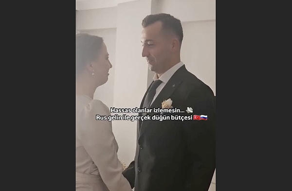 Büyük bir düğün yapmak yerine bu bütçeyle sade bir tören tercih edip, paranın geri kalanını güzel bir ev ve balayı için kullanmayı seçtiklerini ifade eden çiftin düğün için harcadıkları para;