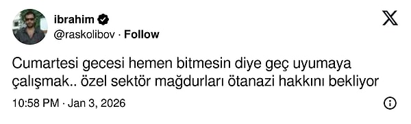 Cumartesi gecesinin dibini sıyırmak.