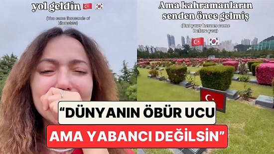 Güney Kore’ye Giden Kadın, Şehit Düşen Türk Askerlerinin Mezarını Görünce Gözyaşlarını Tutamadı
