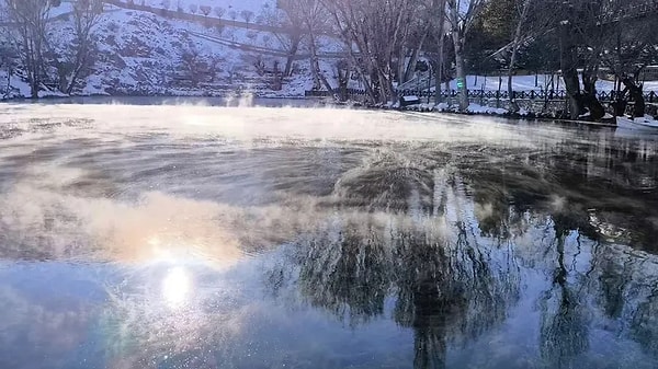 The Siberian chill continues to grip Sivas.