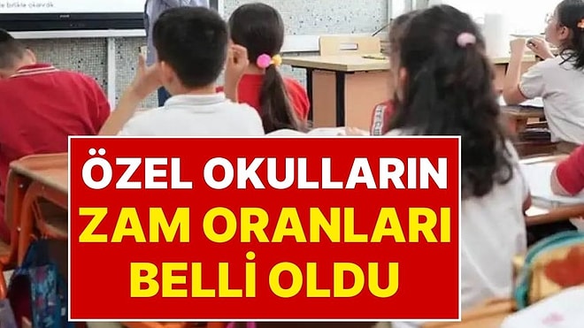 Özel Okul Velilerinin Dikkatine! Enflasyon Açıklandı, Özel Okulların Zam Oranı Belli Oldu