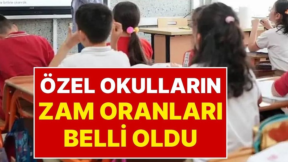 Özel Okul Velilerinin Dikkatine! Enflasyon Açıklandı, Özel Okulların Zam Oranı Belli Oldu
