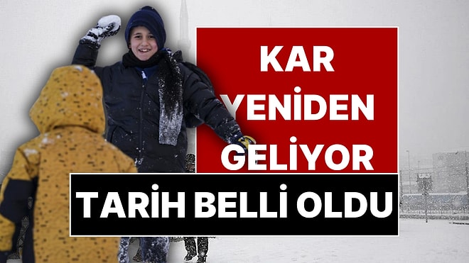 İstanbul'a Kar Geri Dönüyor! Avrupa Hava Tahminleri'nde Kar Yağışının Tarihi Görüldü