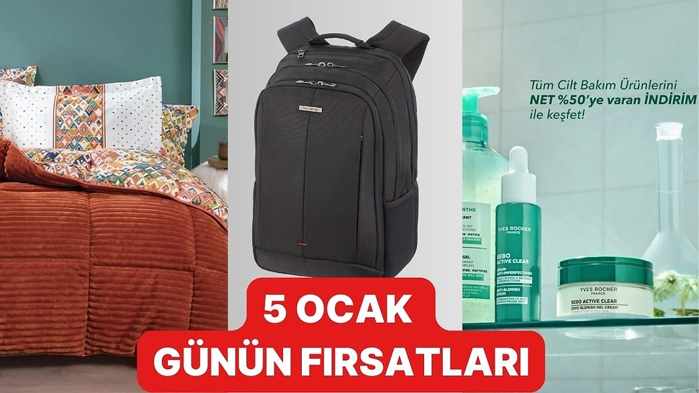 Bugün İndirimde Neler Var? 5 Ocak 2026 Günün Fırsatları