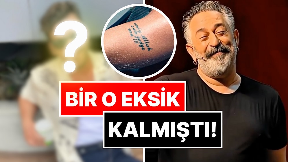 Cem Yılmaz'ın Son Gösterisinde Dövmesiyle Dalga Geçtiği Oyuncunun Kim Olduğu Belli Oldu!