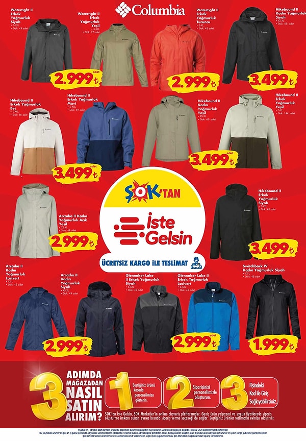 Columbia Watertight II Erkek Yağmurluk 2.999 TL