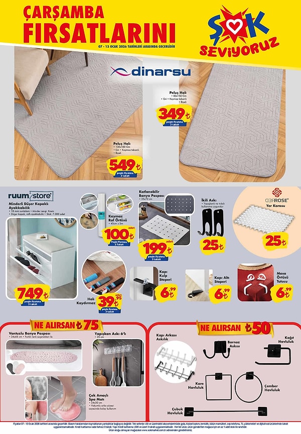 130x180 cm Dinarsu Peluş Halı 549 TL