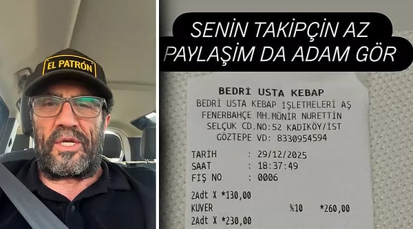 Bedri Usta lakaplı kebapçı Bedrettin Aydoğdu hakkında soruşturma başlatıldı.