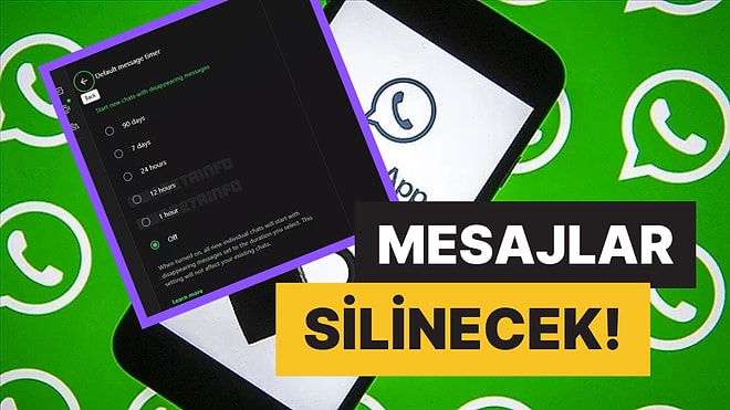 WhatsApp'a Kısa Süreli Kaybolan Mesajlar Geliyor: 1 Saat ve 12 Saatlik Yeni Zamanlayıcı Ayarlanabilecek