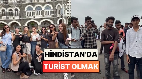 Hindistan'a Giden Bir Grup Kadın Fotoğraf Çekilirken Yaşadıkları İlginç Anı Paylaştı