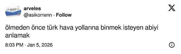 "Understanding the Man Who Wants to Fly with Turkish Airlines Before He Dies"👇🏻