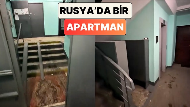 Rusya'da Yaşayan Bir İçerik Üreticisi Sovyet Mimarisine Sahip Apartmanının Girişini Paylaştı