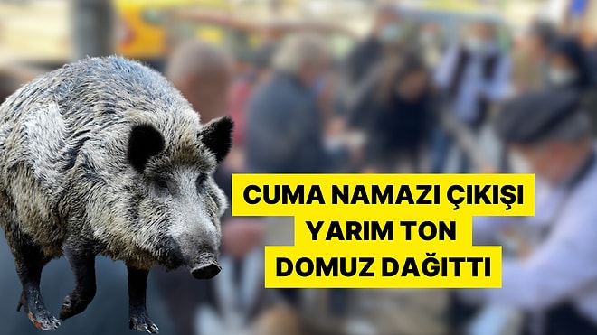 Cuma Namazı Çıkışı Babasının Hayrına 500 Kilo Domuzdan Kavurma Yedirdi