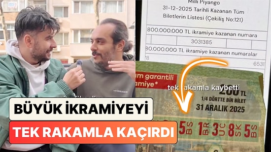 Kaç Para Kazandı? Melih Abuaf Büyük İkramiyeyi Tek Rakamla Kaçıran Arkadaşı ile Konuştu