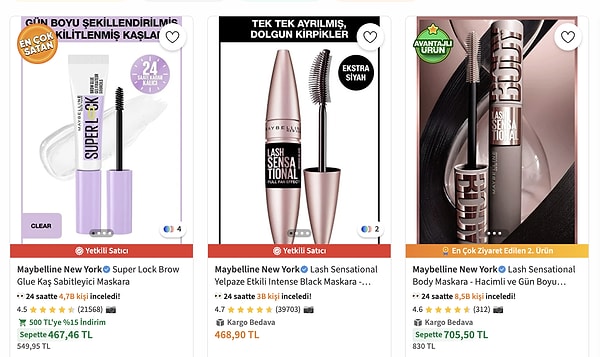 L’Oréal 500 TL üzeri alışverişlerde mevcut indirimlere ek %15 ekstra indirim fırsatı sunuyor.