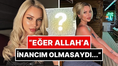 Ayet Paylaşmıştı: Ünlülere Yönelik Operasyonda Testi Pozitif Çıkan Senna Yıldırım'dan Açıklama Geldi