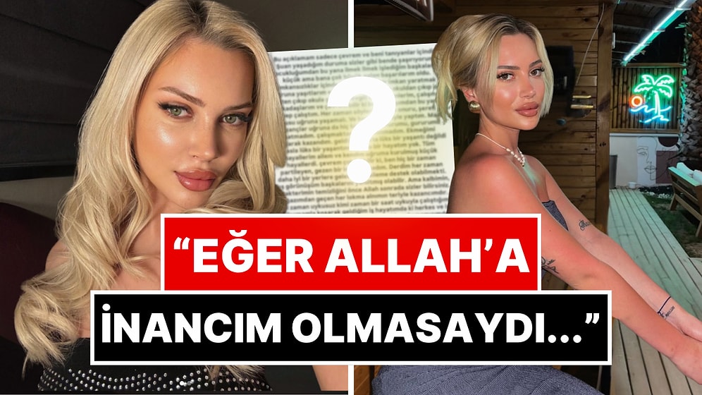 Ayet Paylaşmıştı: Ünlülere Yönelik Operasyonda Testi Pozitif Çıkan Senna Yıldırım'dan Açıklama Geldi