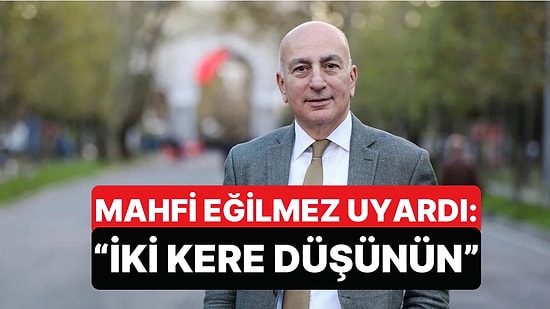 Ünlü Ekonomist Mahfi Eğilmez 2026 İçin Uyardı: "Risk Alırken İki Kez Düşünün"