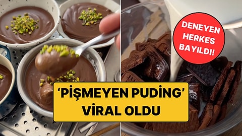 Bisküvili Pişmeyen Puding Viral Oldu: 4 Malzemeyle Nasıl Yapacağınızı Anlatıyoruz!