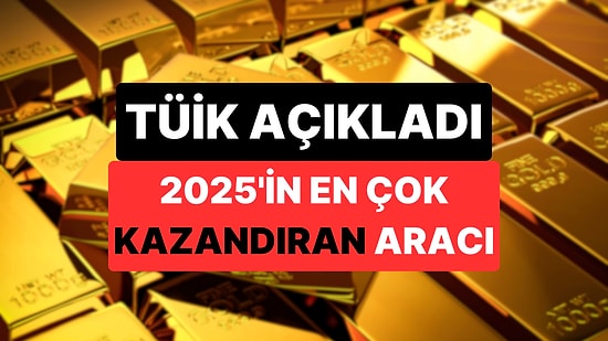 TÜİK 2025'te Yatırımcıya En Çok Kazandıran Aracı Açıkladı