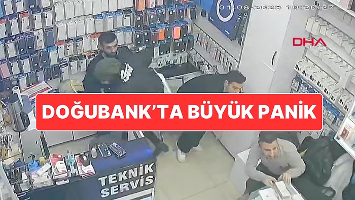 Eminönü’nde Bulunan Doğubank’ta Büyük Panik Anları: Vatandaşlar Dükkanlara Sığındı