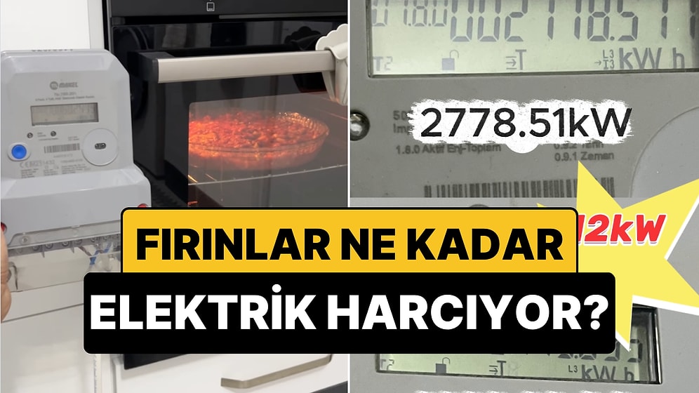 Ankastre Fırın Bir Saatte Ne Kadar Elektrik Harcıyor?