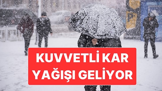 AKOM İstanbul’da Kuvvetli Kar Yağışının Olacağı Tarihi Açıkladı