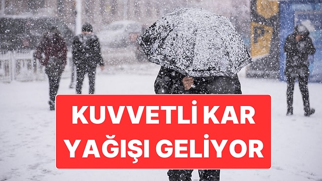 AKOM İstanbul’da Kuvvetli Kar Yağışının Olacağı Tarihi Açıkladı