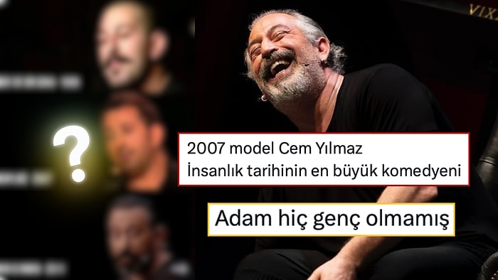 "Hiç Genç Olmamış!" Cem Yılmaz'ın 1999 Yılından Bu Yana Yıllar İçindeki İmaj Değişiklikleri Dikkat Çekti
