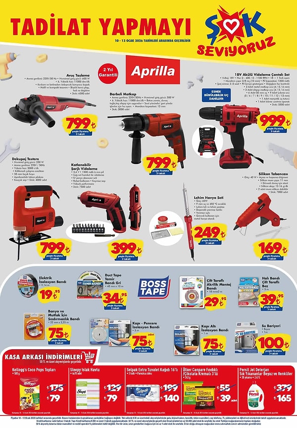 Aprilla Avuç Taşlama 799 TL