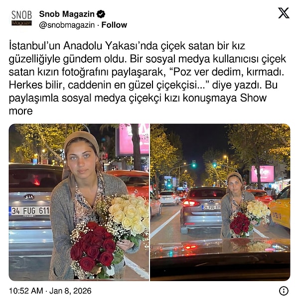 Hatta güzelliğiyle gündem olduğunu düşünenler bile oldu.