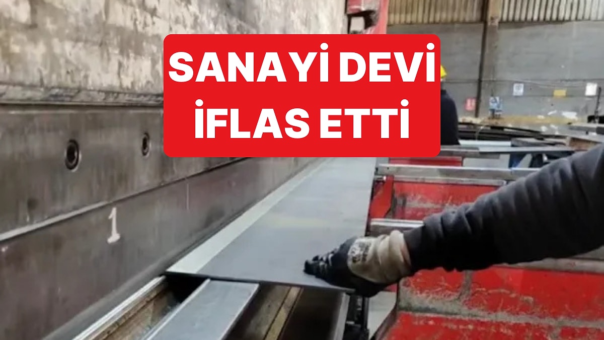 Alanında Marka Olan 46 Yıllık Sanayi Devi İflas Ettiğini Açıkladı