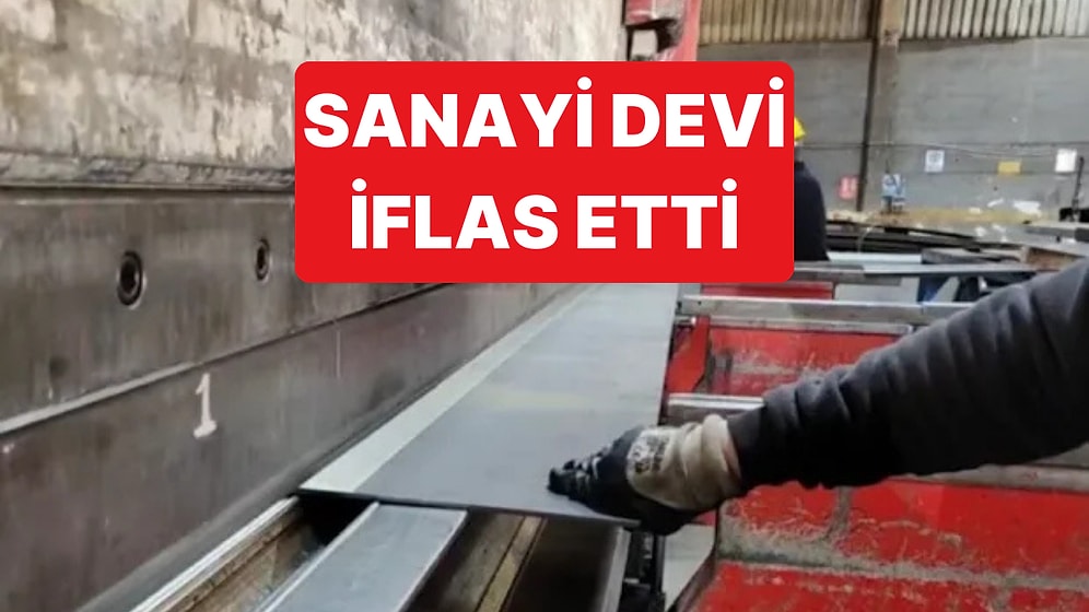 Alanında Marka Olan 46 Yıllık Sanayi Devi İflas Ettiğini Açıkladı