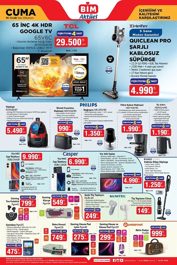 Heifer Quiclean Pro Şarjlı Kablosuz Süpürge 4.990 TL