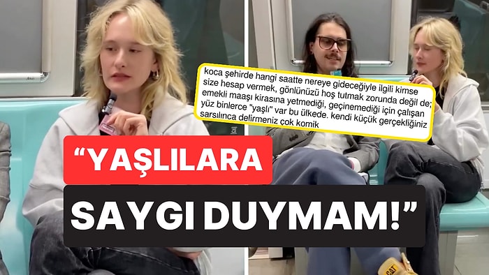 Metroda Yaşlı Gördükleri İçin İsyan Eden İki Kişi Tepki Çekti: "Yaşlıların Toplu Taşımada Ne İşi Var?"