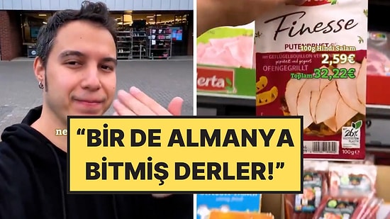 Bir Gurbetçi, Almanya’da Günlük Asgari Ücretle Neler Alınabildiğini Gösterdi