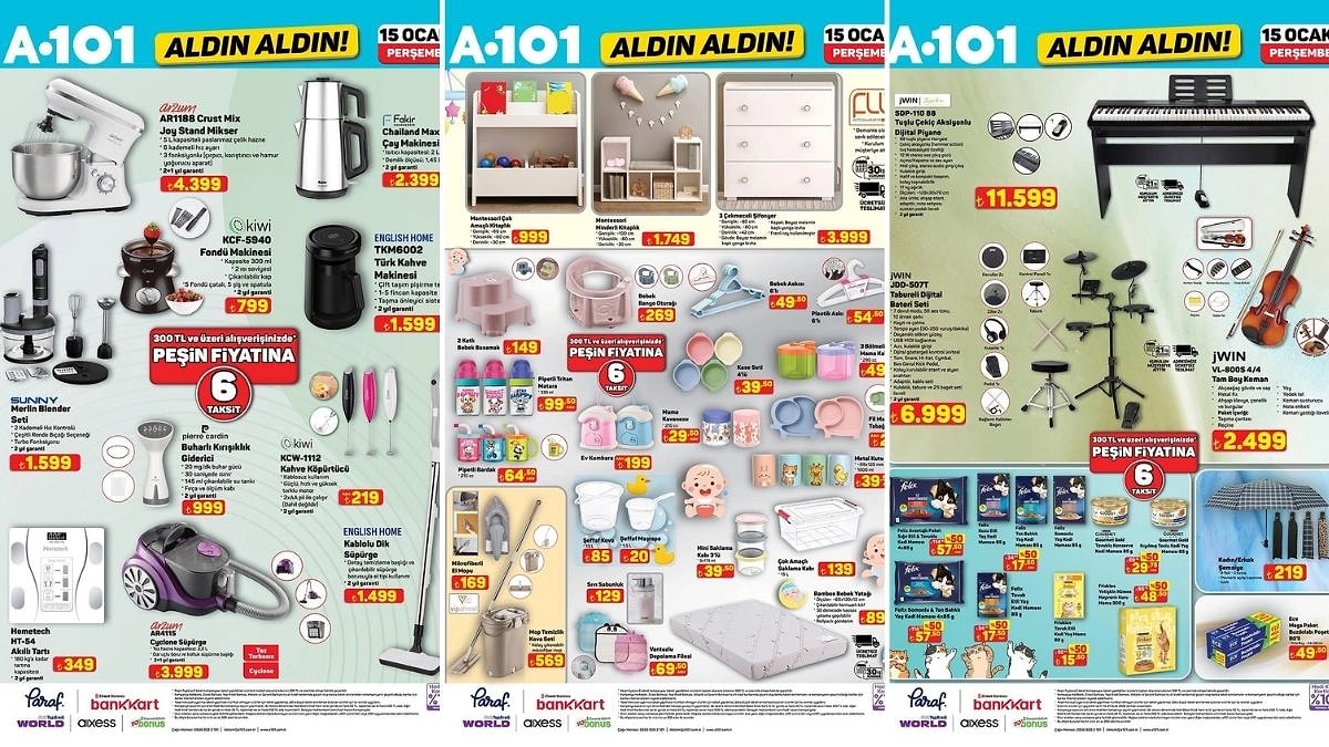 A101'e Fondü Makinesi Geliyor! 15 Ocak 2026 Aldın Aldın Kataloğu
