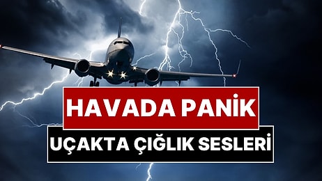 Uçakta Korku Dolu Anlar! İstanbul-Kayseri Uçağı Havada Fırtınaya Yakalandı