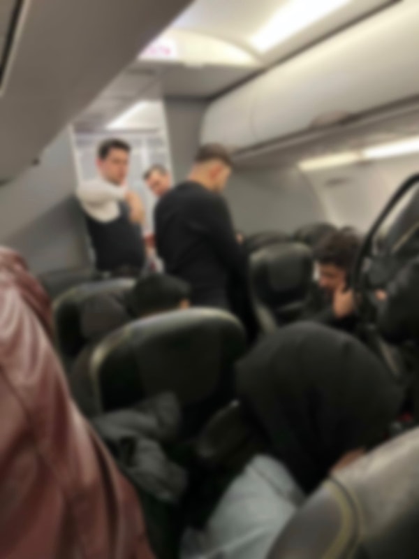 İstanbul-Kayseri uçağı geçen günlerde fırtınaya yakalandı.