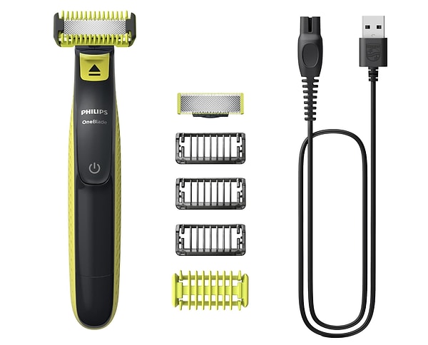 2. Tıraş rutinini değiştiren teknoloji: Philips OneBlade yüz ve vücut için hibrit tıraş makinesi!