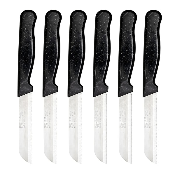 8. Mutfaktaki en keskin yardımcı: 6'lı Solingen simli meyve bıçağı seti!
